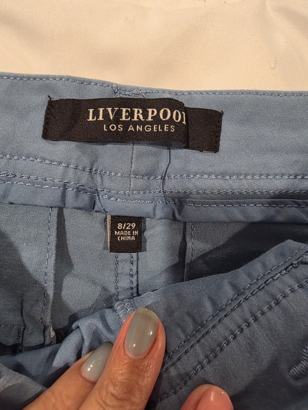 Liverpool Los Angeles Light Blue Shorts - Picture 4 of 4